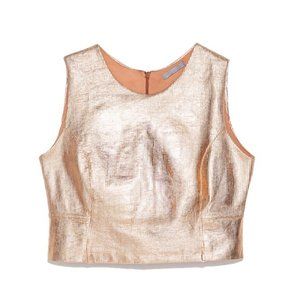 Zara Metallic Crop Top - Size M